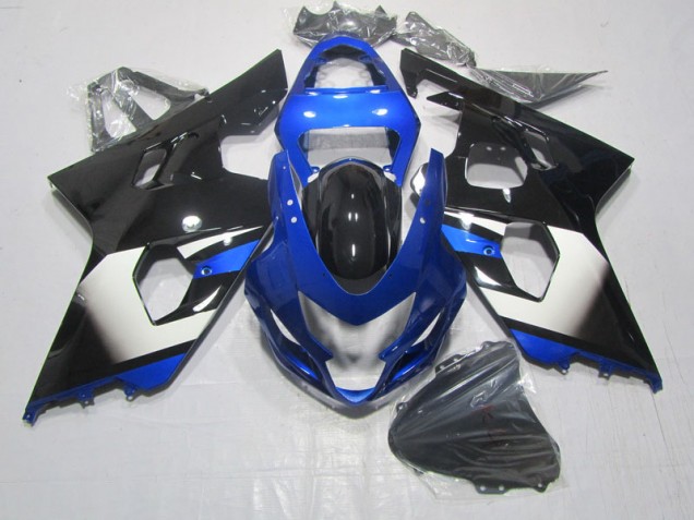 Cheap 2004-2005 Black Blue Suzuki GSXR600 Motorcylce Fairings Cheap 2004-2005 Black Blue Suzuki GSXR600 Motorcylce Fairings
