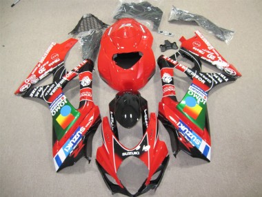 Cheap 2004-2005 Red Black Suzuki GSXR600 Motorcycle Fairing Kit
