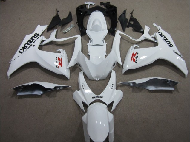 Cheap 2006-2007 White Suzuki GSXR600 Motorcyle Fairings Cheap 2006-2007 White Suzuki GSXR600 Motorcyle Fairings