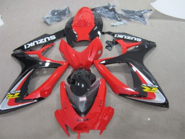 Cheap 2006-2007 Red Black Suzuki GSXR600 Replacement Fairings