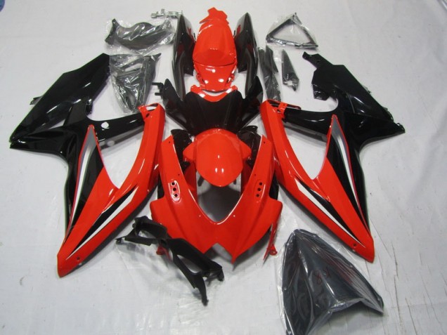Cheap 2008-2010 Red Black Suzuki GSXR600 Moto Fairings Cheap 2008-2010 Red Black Suzuki GSXR600 Moto Fairings