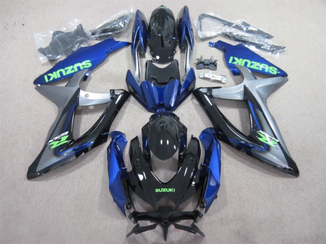 Cheap 2008-2010 Blue Green Decal Suzuki GSXR600 Motorcylce Fairings Cheap 2008-2010 Blue Green Decal Suzuki GSXR600 Motorcylce Fairings