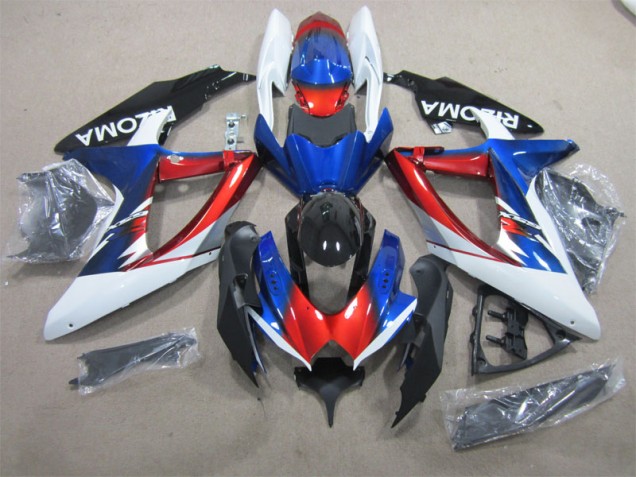 Cheap 2008-2010 Blue Red White Suzuki GSXR600 Motorcycle Fairing Cheap 2008-2010 Blue Red White Suzuki GSXR600 Motorcycle Fairing