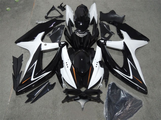 Cheap 2008-2010 Black White Suzuki GSXR600 Bike Fairings Cheap 2008-2010 Black White Suzuki GSXR600 Bike Fairings