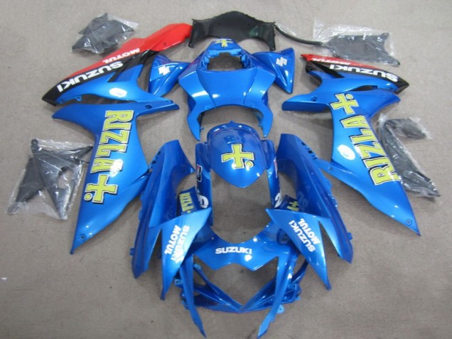 Cheap 2011-2021 Blue Yellow Rizla Suzuki GSXR600 Motorcylce Fairings Cheap 2011-2021 Blue Yellow Rizla Suzuki GSXR600 Motorcylce Fairings