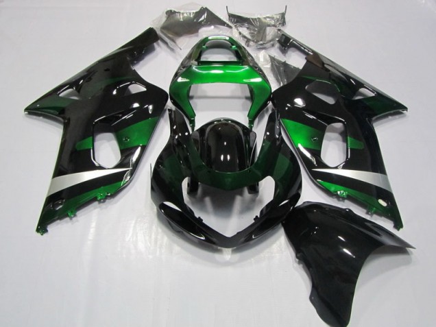 Cheap 2001-2003 Black Green Suzuki GSXR750 Motorcycle Fairing Cheap 2001-2003 Black Green Suzuki GSXR750 Motorcycle Fairing