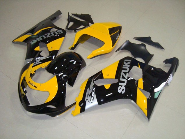 Cheap 2001-2003 Yellow Black Suzuki GSXR750 Bike Fairing Cheap 2001-2003 Yellow Black Suzuki GSXR750 Bike Fairing