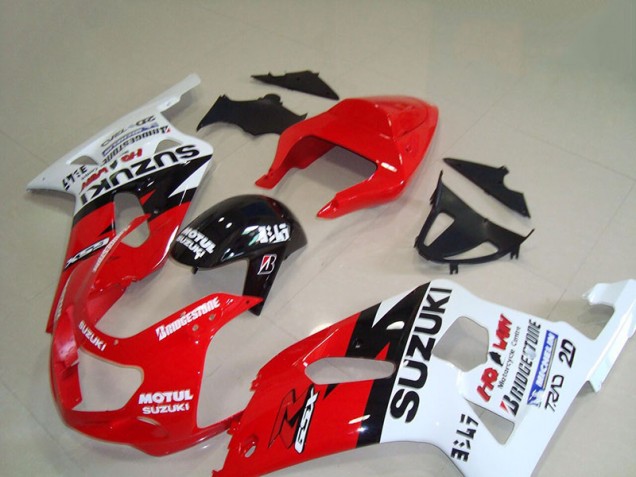 Cheap 2001-2003 Red White Motul Suzuki GSXR750 Motorcycle Replacement Fairings Cheap 2001-2003 Red White Motul Suzuki GSXR750 Motorcycle Replacement Fairings