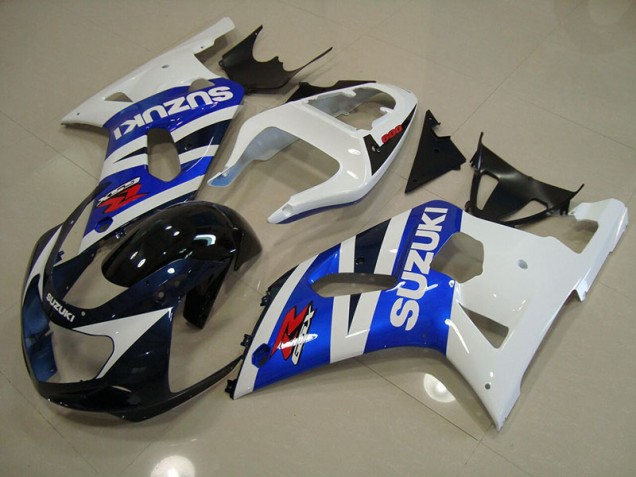 Cheap 2001-2003 Blue White Suzuki GSXR750 Replacement Fairings Cheap 2001-2003 Blue White Suzuki GSXR750 Replacement Fairings