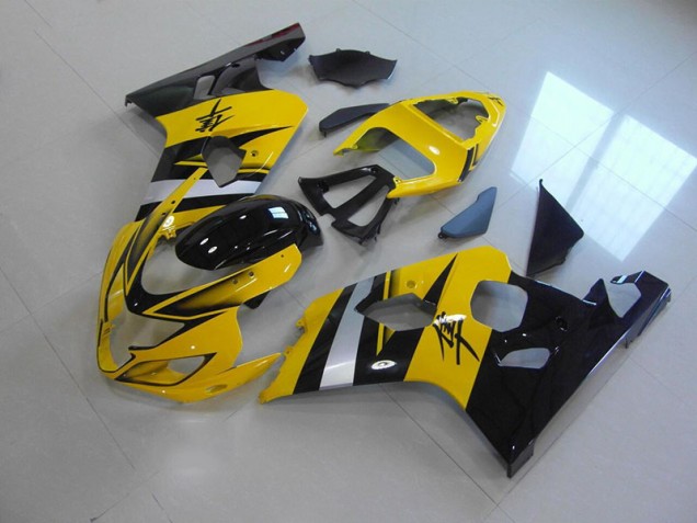 Cheap 2004-2005 Yellow Black Suzuki GSXR750 Moto Fairings Cheap 2004-2005 Yellow Black Suzuki GSXR750 Moto Fairings