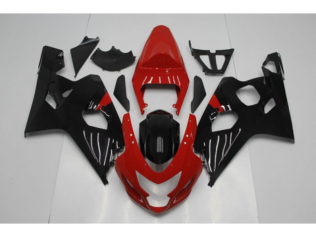 Cheap 2004-2005 Red Black Suzuki GSXR750 Motorcylce Fairings Cheap 2004-2005 Red Black Suzuki GSXR750 Motorcylce Fairings