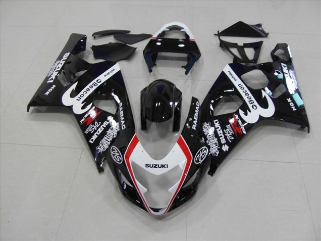 Cheap 2004-2005 Black Red Beacon Suzuki GSXR750 Motorbike Fairings Cheap 2004-2005 Black Red Beacon Suzuki GSXR750 Motorbike Fairings