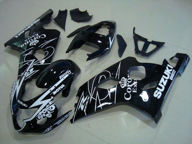 Cheap 2004-2005 White Corona Extra Motul Suzuki GSXR750 Motorbike Fairing Cheap 2004-2005 White Corona Extra Motul Suzuki GSXR750 Motorbike Fairing