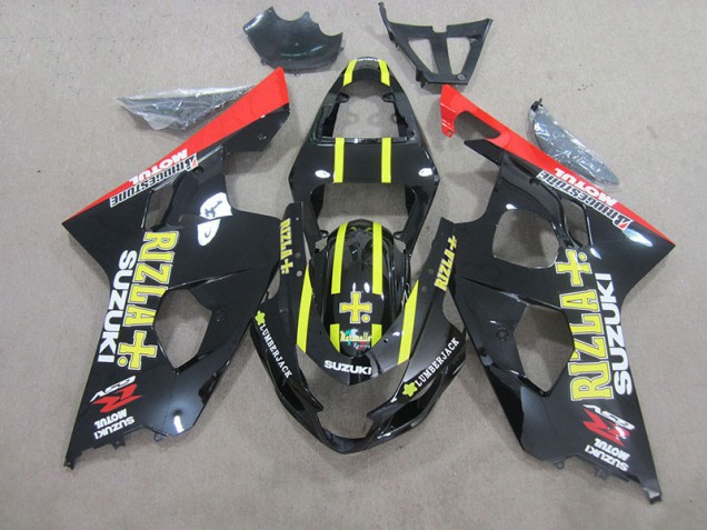 Cheap 2004-2005 Black Yellow Rizla Suzuki GSXR750 Bike Fairing Cheap 2004-2005 Black Yellow Rizla Suzuki GSXR750 Bike Fairing