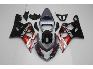 Cheap 2004-2005 Black Red Suzuki GSXR750 Bike Fairings