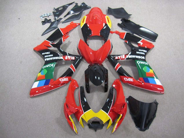 Cheap 2006-2007 Red Black Green Suzuki GSXR750 Replacement Fairings Cheap 2006-2007 Red Black Green Suzuki GSXR750 Replacement Fairings