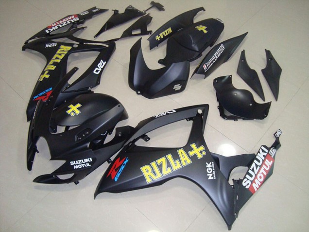 Cheap 2006-2007 Black Yellow Rizla Suzuki GSXR750 Motorbike Fairing Kits Cheap 2006-2007 Black Yellow Rizla Suzuki GSXR750 Motorbike Fairing Kits
