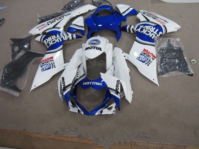Cheap 2011-2021 White Lucky Strike Motul Suzuki GSXR750 Motorbike Fairing Cheap 2011-2021 White Lucky Strike Motul Suzuki GSXR750 Motorbike Fairing