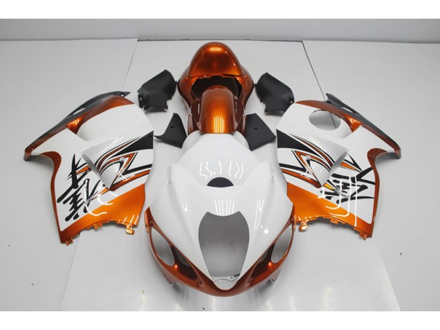 Cheap 1996-2007 White Orange Suzuki GSXR1300 Hayabusa Motorcycle Bodywork Cheap 1996-2007 White Orange Suzuki GSXR1300 Hayabusa Motorcycle Bodywork