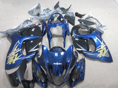 Cheap 2008-2019 Blue White Gold Decal Suzuki GSXR1300 Hayabusa Motorbike Fairing