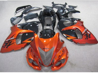 Cheap 2008-2019 Orange Black Suzuki GSXR1300 Hayabusa Motor Bike Fairings
