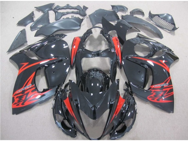 Cheap 2008-2019 Black Red Suzuki GSXR1300 Hayabusa Motorcycle Bodywork Cheap 2008-2019 Black Red Suzuki GSXR1300 Hayabusa Motorcycle Bodywork