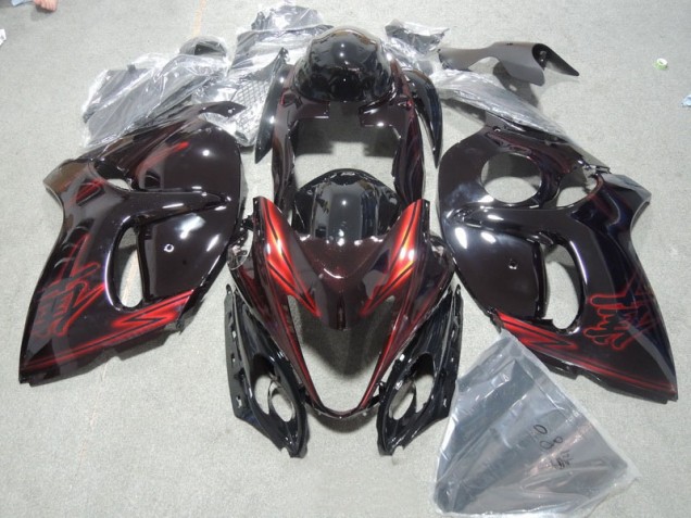 Cheap 2008-2019 Black Red Suzuki GSXR1300 Hayabusa Motor Fairings Cheap 2008-2019 Black Red Suzuki GSXR1300 Hayabusa Motor Fairings