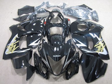 Cheap 2008-2019 Black Gold Decal Suzuki GSXR1300 Hayabusa Motorbike Fairings
