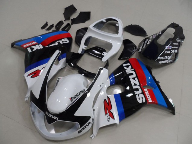 Cheap 1998-2003 White Blue Motul Suzuki TL1000R Motorbike Fairing