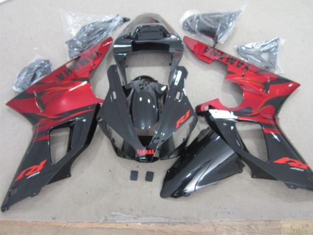 Cheap 2000-2001 Black Red Yamaha YZF R1 Motor Fairings Cheap 2000-2001 Black Red Yamaha YZF R1 Motor Fairings