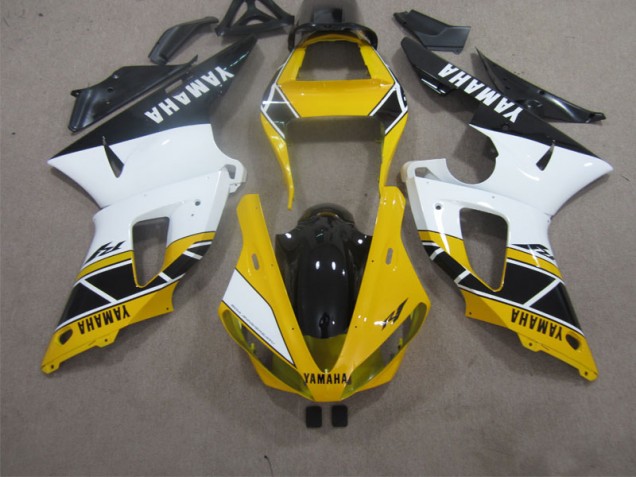 Cheap 2000-2001 Yellow White Black Yamaha YZF R1 Motorbike Fairings Cheap 2000-2001 Yellow White Black Yamaha YZF R1 Motorbike Fairings