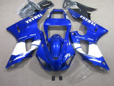 Cheap 2002-2003 Blue White Yamaha YZF R1 Bike Fairing