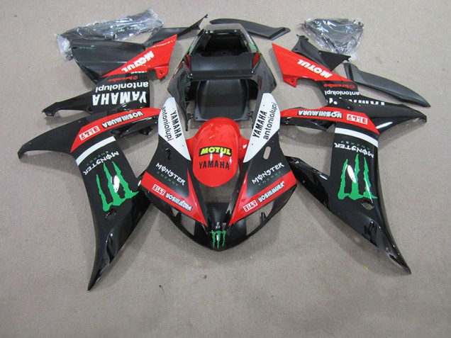 Cheap 2004-2006 Red White Black Motul Yamaha YZF R1 Motorcycle Fairing Cheap 2004-2006 Red White Black Motul Yamaha YZF R1 Motorcycle Fairing