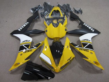 Cheap 2004-2006 Yellow White Black Yamaha YZF R1 Replacement Motorcycle Fairings