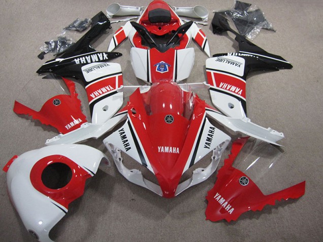Cheap 2007-2008 Red White Yamaha YZF R1 Motorcycle Bodywork Cheap 2007-2008 Red White Yamaha YZF R1 Motorcycle Bodywork