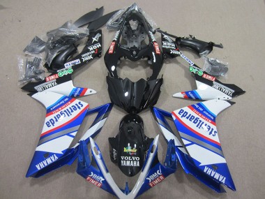 Cheap 2007-2008 Black White Sterilgarda Yamaha YZF R1 Motorcylce Fairings
