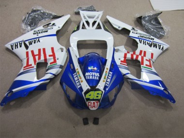 Cheap 2009-2011 Blue White Motul Dunlop 46 Yamaha YZF R1 Motorbike Fairing