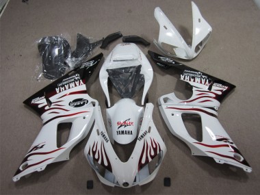 Cheap 2009-2011 White Black Red Shark Yamaha YZF R1 Bike Fairing Kit
