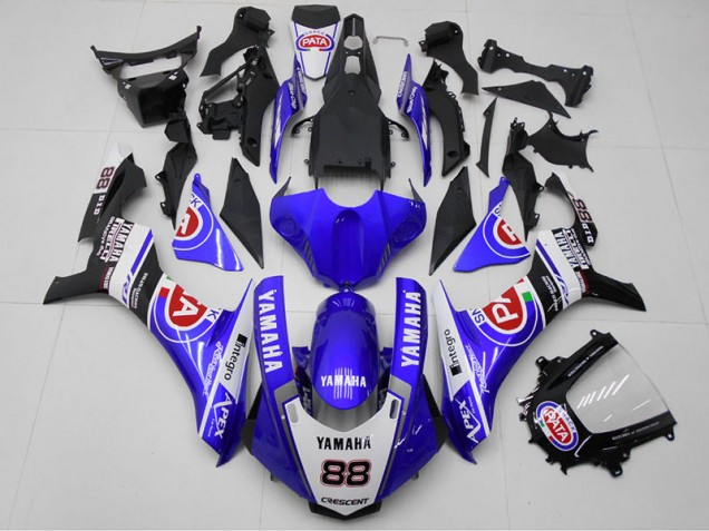 Cheap 2015-2019 Blue PATA 88 Yamaha YZF R1 Bike Fairing Kit Cheap 2015-2019 Blue PATA 88 Yamaha YZF R1 Bike Fairing Kit