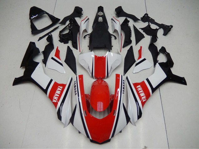 Cheap 2015-2019 Red White Yamaha YZF R1 Motorcycle Bodywork Cheap 2015-2019 Red White Yamaha YZF R1 Motorcycle Bodywork