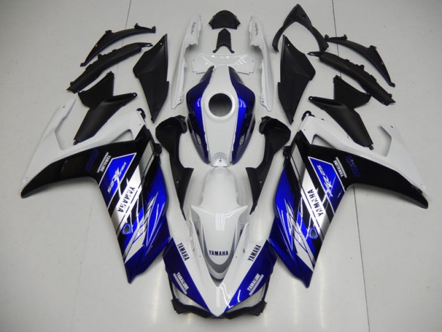 Cheap 2015-2022 Blue White Yamaha YZF R3 Motorcycle Fairing Cheap 2015-2022 Blue White Yamaha YZF R3 Motorcycle Fairing