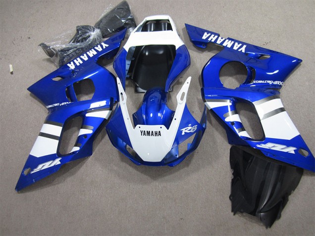 Cheap 1998-2002 Blue White Yamaha YZF R6 Replacement Fairings Cheap 1998-2002 Blue White Yamaha YZF R6 Replacement Fairings