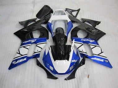 Cheap 1998-2002 Blue White Black Yamaha YZF R6 Motorbike Fairings