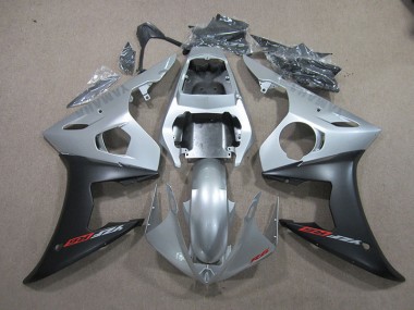 Cheap 2003-2005 Silver Black Yamaha YZF R6 Bike Fairing