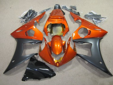 Cheap 2003-2005 Orange Black Yamaha YZF R6 Motorbike Fairing Kits
