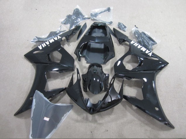 Cheap 2003-2005 Black White Decal Yamaha YZF R6 Motorcycle Fairings Kit Cheap 2003-2005 Black White Decal Yamaha YZF R6 Motorcycle Fairings Kit