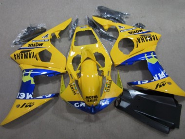 Cheap 2003-2005 Yellow Motul Yamaha YZF R6 Motorcycle Fairing Kits