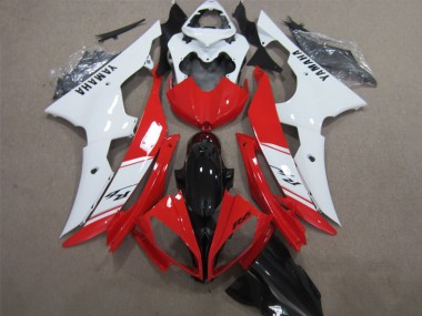 Cheap 2008-2016 Red White Black Decal Yamaha YZF R6 Bike Fairing