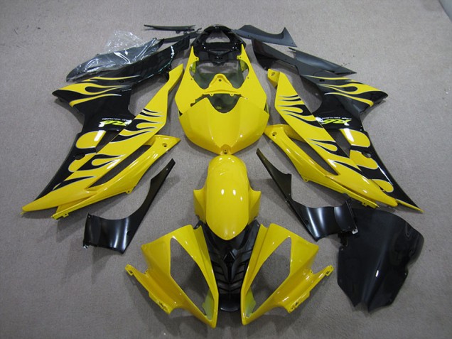 Cheap 2008-2016 Yellow Black Flame Yamaha YZF R6 Motor Bike Fairings Cheap 2008-2016 Yellow Black Flame Yamaha YZF R6 Motor Bike Fairings
