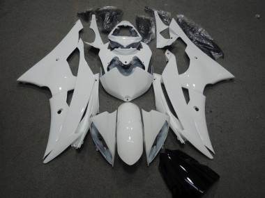 Cheap 2008-2016 White Yamaha YZF R6 Motorcyle Fairings